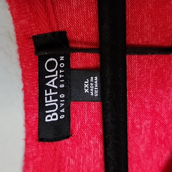 Buffalo David Bitton Cute Comfy Casual NWT XXL Mini Heart Print Sweater Top - Picture 3 of 8